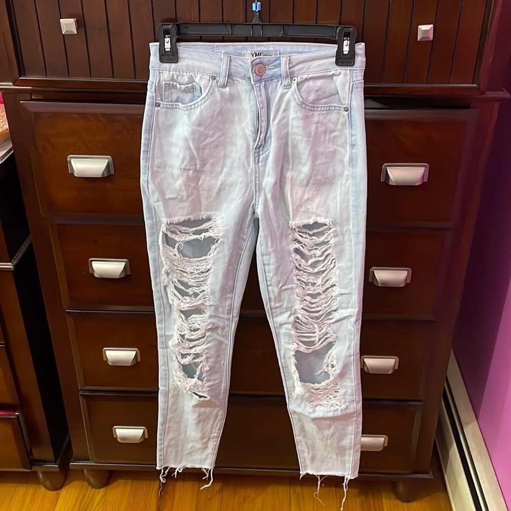 Light Wash High Rise Jeans